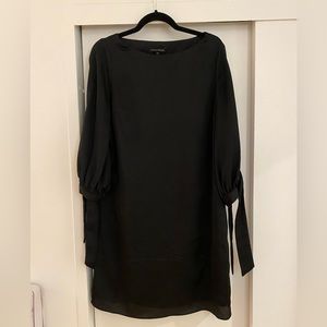 Banana Republic black silk dress